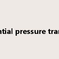 differential pressure transducer是什么意思
