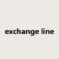 exchange line是什么意思