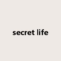 secret life是什么意思