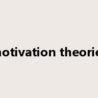 motivation theories是什么意思