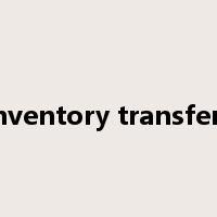 inventory transfers是什么意思