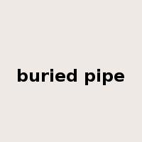 buried pipe是什么意思