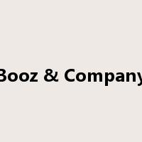 Booz & Company是什么意思
