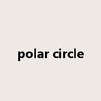 polar circle是什么意思