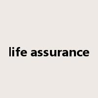 life assurance是什么意思