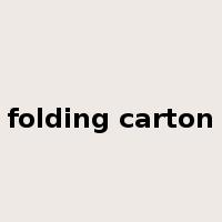 folding carton是什么意思