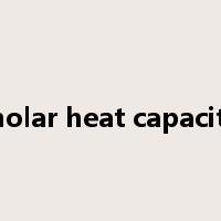 molar heat capacity是什么意思