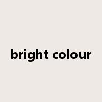 bright colour是什么意思