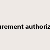 procurement authorization是什么意思