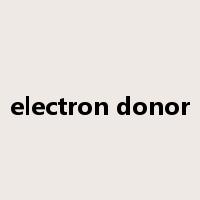 electron donor是什么意思