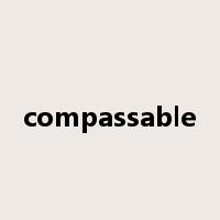 compassable是什么意思