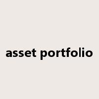 asset portfolio是什么意思