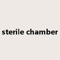 sterile chamber是什么意思