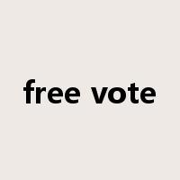 free vote是什么意思