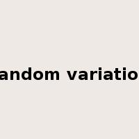 random variation是什么意思