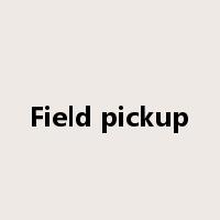 Field pickup是什么意思