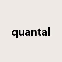 quantal是什么意思