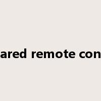 infrared remote control是什么意思