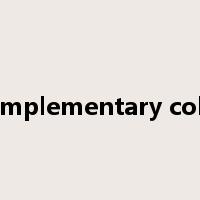 complementary color是什么意思