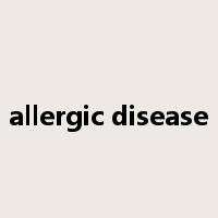 allergic disease是什么意思