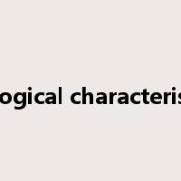 biological characteristics是什么意思