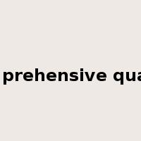 comprehensive quality是什么意思
