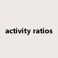 activity ratios是什么意思