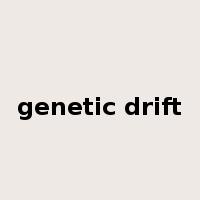 genetic drift是什么意思