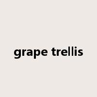 grape trellis是什么意思