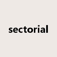 sectorial是什么意思