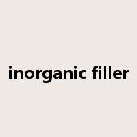 inorganic filler是什么意思