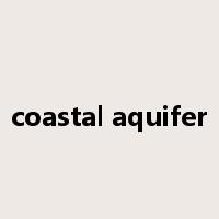 coastal aquifer是什么意思