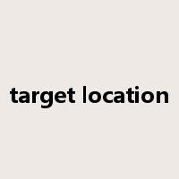 target location是什么意思