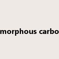 amorphous carbon是什么意思