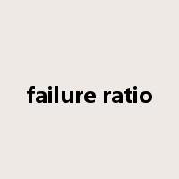 failure ratio是什么意思