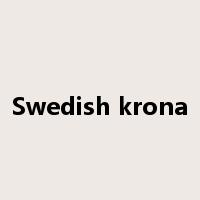 Swedish krona是什么意思