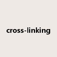 cross-linking是什么意思