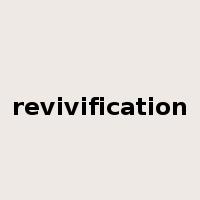 revivification是什么意思