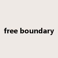 free boundary是什么意思