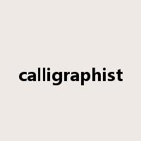 calligraphist是什么意思