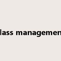 class management是什么意思