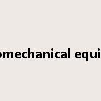 electromechanical equipment是什么意思