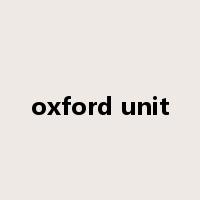 oxford unit是什么意思