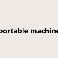 portable machine是什么意思