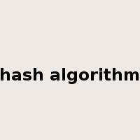 hash algorithm是什么意思