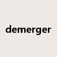 demerger是什么意思