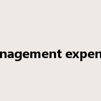 management expenses是什么意思