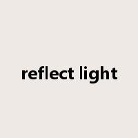 reflect light是什么意思