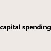 capital spending是什么意思