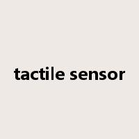 tactile sensor是什么意思